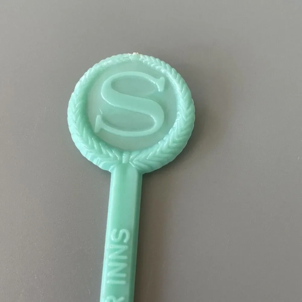 Vintage SHERATON HOTELS & MOTOR INNS Swizzle Stick Cocktail Stirrer Spoon RARE